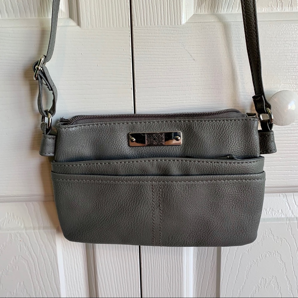 Gray Cross Body Purse